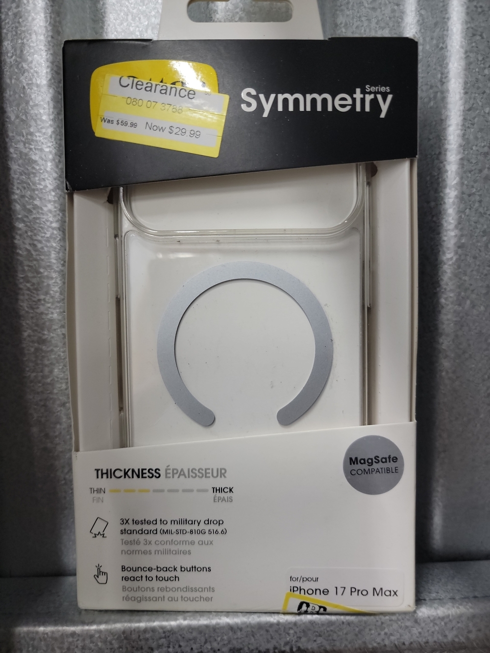 Otterbox Symmetry Clear Case fpr Iphone 17 Pro Max, Magsafe